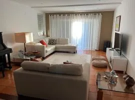 Vivenda espaçosa com jardim e churrasqueira