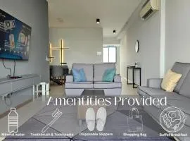 Large Family Seaview Suite 3 Rooms by The Only Bnb