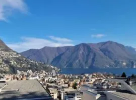 Lugano LakeView Apartment with Self Check-in & Private Parking on Request