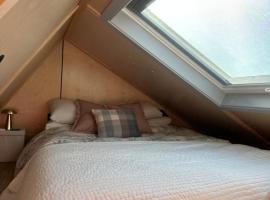 Beautiful French-Designed Tiny Home-Te Mata Peak Views，位于北哈夫洛克的小屋