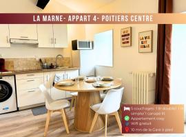 La Marne #4- Poitiers Centre Ville, hotel que aceita pets em Poitiers