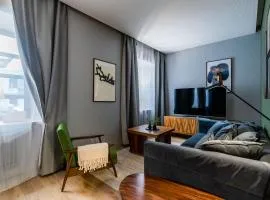 Domillion 1bdr brand-new Uzupis apt w free parking