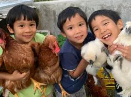 お子様連れ&動物好き大歓迎！産みたての卵を収穫体験できる宿