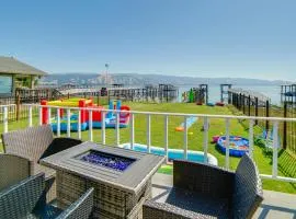 Hot Tub, Views and Dock! Playful Home on Clear Lake