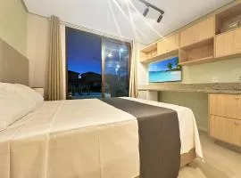 Condomínio Clube - Qto com cozinha - Ar condicionado