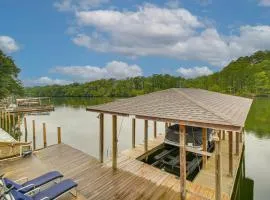 Tranquil Views Riverfront Retreat in Hot Springs!