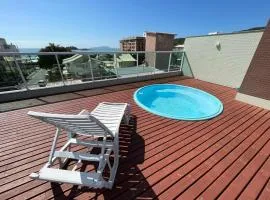 Cód 18 · Cobertura Duplex com piscina e vista mar