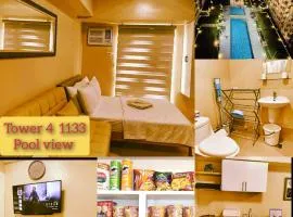 1133 Tower 4 Avida Atria Iloilo Pool View Comfy Cozy Central Studio Unit