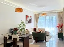 luxury living two bedroom apartment with swimming pool children playing ground area ample parking space and amazing scenic views