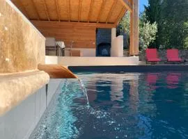 Chambre d'hôtes avec terrasse privée et accès piscine
