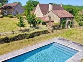Maison en pierre avec jardin et piscine privée, proche Trémolat - FR-1-824-21