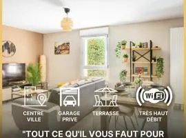 L'adresse Colmarienne - RDC - Terrasse - Garage