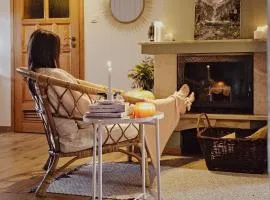Nasza Chata Na Końcu Świata - bania z jacuzzy, palenisko, kominek, planszówki