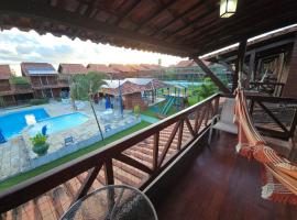 Chal&eacute; Aconchegante com Vista para Piscina, шале в городе Гравата