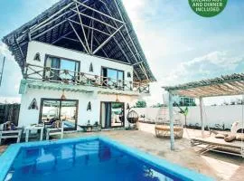 Luxury Mnemba Villa with Private Pool 100m to Beach