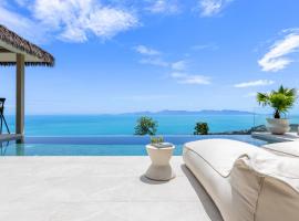 Rosa Del Mar Seaview Villa with gym, hotel i Ban Bang Po