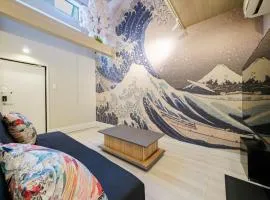 Hokusai Great Wave x Modern Japan
