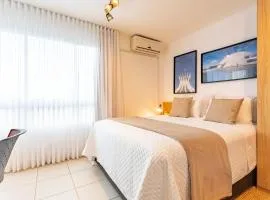 Flat melhor localização Brasilia Biarritz Long Stay