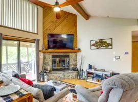 Maggie Valley Mountain Escape with Fireplace and Deck!