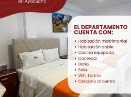 Departamentos Sumaq Plaza - Tres M&aacute;scaras, alojamiento con cocina en Ayacucho