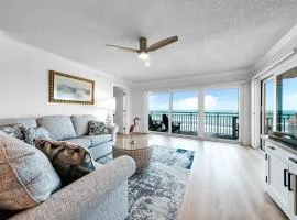 Fully renovated direct oceanfront condo with a large balcony, heated pool and beach access