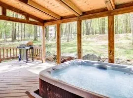 Long Pond Log Cabin with Hot Tub Soaks and Outdoor Fun
