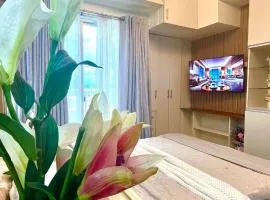 Cozy and Stylish Studio at Inspiria with Balcony and City Views Free WiFi and Netflix beside Abreeza Mall