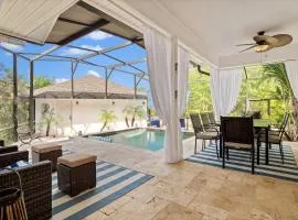 Romantic Beach Home with Heated Pool Golf Cart