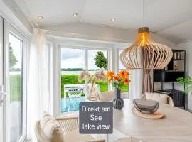 Strandperle Lathum Ferienhaus in Premium Lage am See für Urlaub und Workation mit Hundestrand