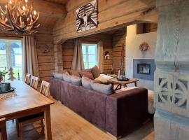 Lovely log cabin at Lifjell、Lifjellのホテル