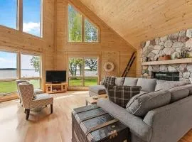 Cozy A Frame Waterfront Chalet Dock Fireplace