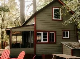 Rustic, Pet Friendly Cabin on the Hudson River, Perfect for a Glamping Weekend in the Adirondacks