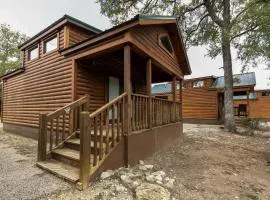 Log Cabin for Family Glamping Vacation near San Antonio
