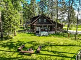 Wooden Cabin with Amazing Outdoor Living Space in Montana
