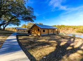 Luxury Tented Cabin Glamping Escape, with River Access in Ingram, Texas