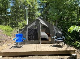 Reconnect with Nature at this Glamping Tent in East Wakefield, New Hampshire, glamping site in East Wakefield