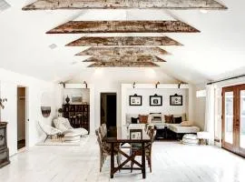 Modern Luxury Rental with Bohemian Decor near Antique Show in Round Top, Texas