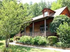 Rustic Log Cabin Rental with a Hot Tub near Asheville, North Carolina
