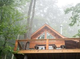 Stunning Pet-Friendly Treehouse for Relaxing Glamping Retreats in North Carolina, hotel din Canton