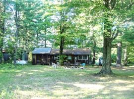 Secluded Rustic Cabin Rental Inside Manistee National Forest in Brethren, Michigan, khách sạn ở Brethren