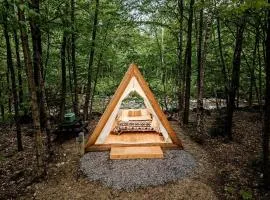 Special A-frame Safari Tent in North Woodstock, New Hampshire