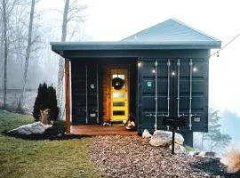 Romantic Container Beautifully Design with Deck in Georgia