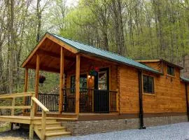Cozy Log Cabin with a Hot Tub near Seneca Rocks, West Virginia - Perfect for a Romantic Glamping Getaway to the Mountains