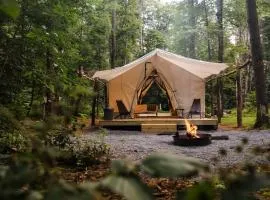 Classic Safari Tent in the Heart of the Adirondack Wilderness, near Lake George, New York