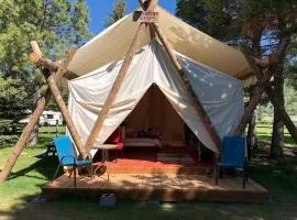Luxury Safari Tent in Irwin, Idaho near Jackson Hole & Palisades Lake