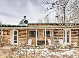 Charming Log Cabin Rental on Eco-Farm near Taos Ski Valley