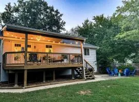 Family Cabin with Outdoor Living Areas and Foosball Table in NC