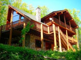 Gorgeous Log Cabin for Group Getaways to Shanty Creek Resort, Michigan, hotel v destinaci Bellaire