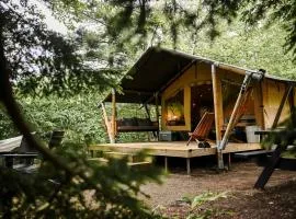Charming Safari Tent with Sauna and Fire Pit in North Woodstock, New Hampshire