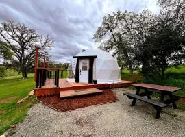 Luxurious Rustic Dome with Private Deck and Picnic Table in California